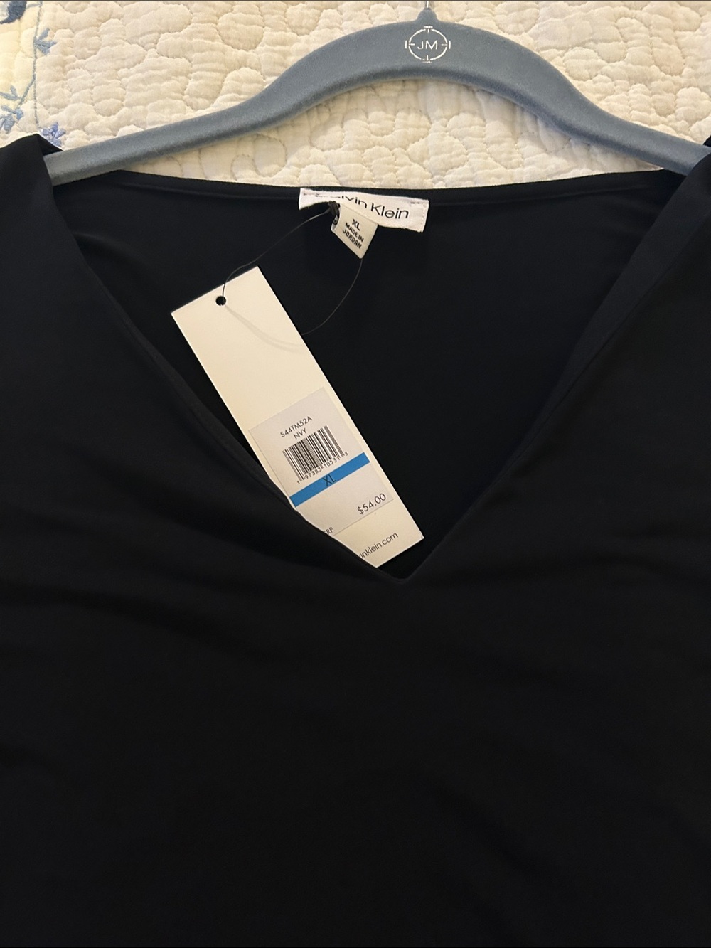 Calvin Klein Black V-Neck Top